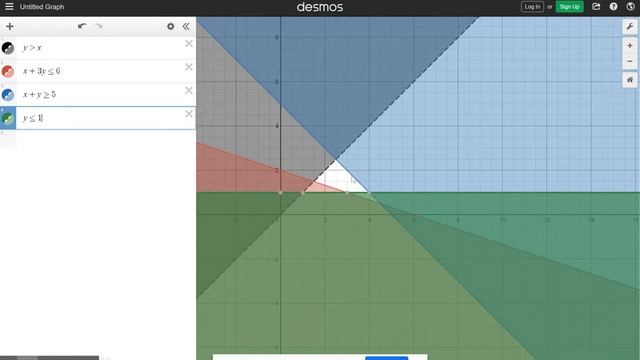 Using Desmos in Linear Programming