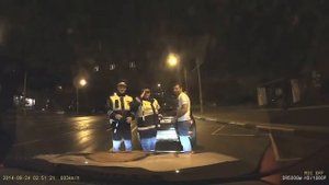 Путин на капоте ДПС пропустил