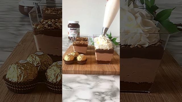 Ferrero Rocher Dessert Cup! 😋 смотреть онлайн