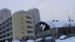 Снос спортивного комплекса в районе Москворечье Сабурово