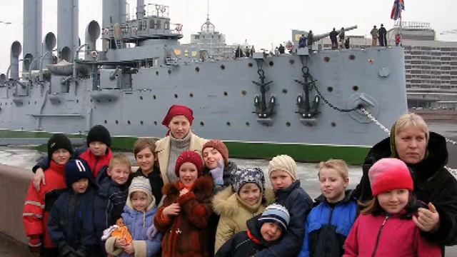 Свято-Троицкая Сергиева Приморская мужская пустынь.Экскурсии воскресной школы Крейсер Аврора.