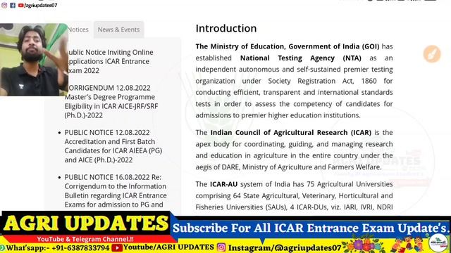 ICAR 2022 Official Latest Update | ICAR 2022 LAST Days Preparation | ICAR 2022 Correction Window 🔥