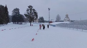 Старт лыжных гонок, категория Ж-3 19.01.2025 Ижевск