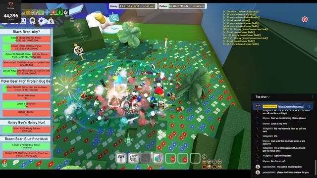 🔴Bee Swarm Simulator Grinding on Alt account! (with fans)🔴 смотреть онлайн