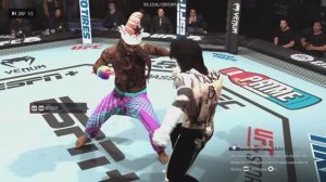 Учусь играть в UFC 5 Бой против якудза в онлайн карьере #1