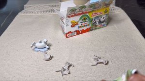 Natoons Kinder Surprise Egg 3x Unboxing