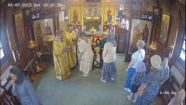 ☦ Прямой эфир | Всенощное бдение в храме Николая Японского 01.07.2023