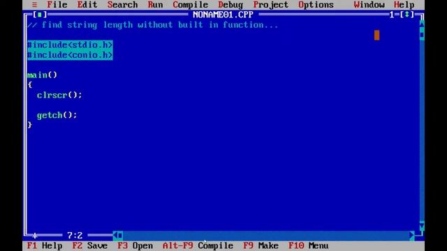 C Programs - CP014 - Program to find length of string without using strlen function in C