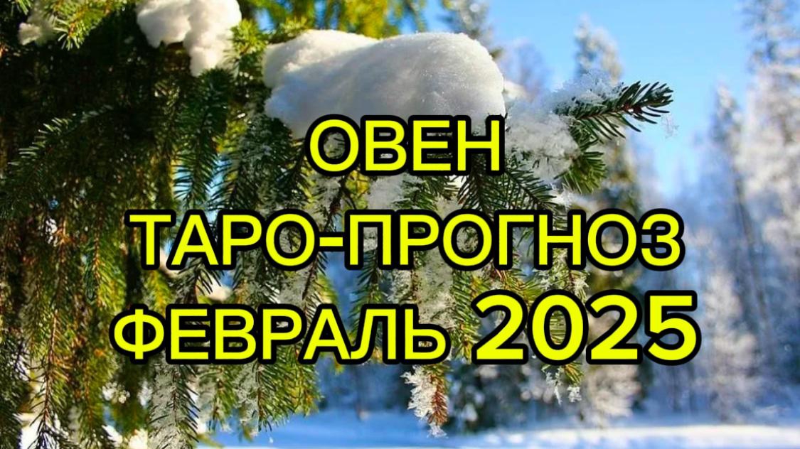 ОВЕН/ТАРО-ПРОГНОЗ/ФЕВРАЛЬ 2025