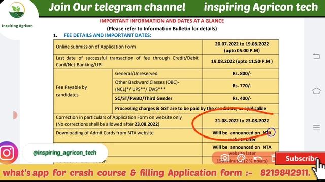 Icar Entrance Exam 2022 Eligibility Age limit, Qualification, Application form fees | Icar Exam dat