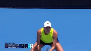 Ruse/Kostyuk v Panova/Guo Highlights | Australian Open 2025 Third Round