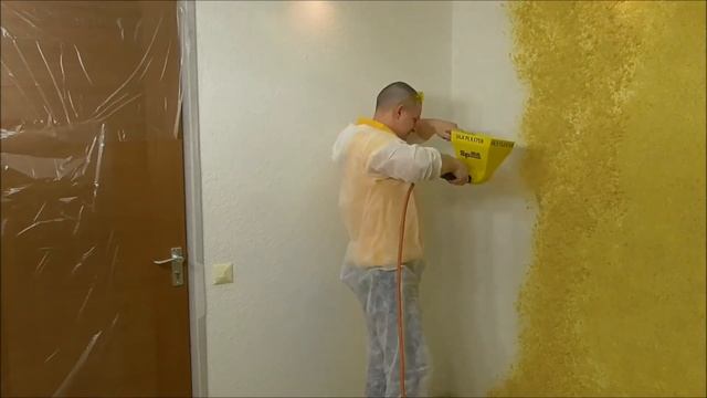 Способ нанесения декоративной / шёлковой / штукатурки компрессором смотреть онлайн