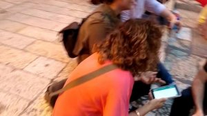 Израиль, Иерусалим, уходим из Храма Гроба Господня. 2019.