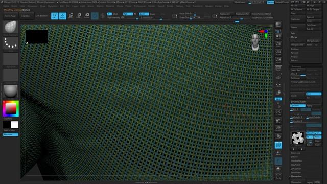 Bend MICROPOLY and NANOMESH to your will in ZBRUSH (To make fluffy sweaters and