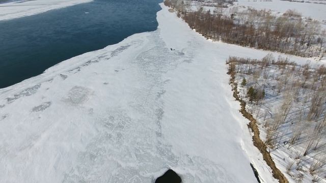 Калугино 23.03.2019 - река Обь вскрывается