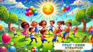 Веселая игра "Прыг-скок, кувырок! Игровые детские песни