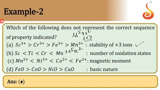 PU 2 I NEET S1 I Chemistry I D & F Block Elements I Lecture 1 I Slide 7 I EX 2