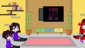 Afton family reacted to Chris afton as Alastor part one