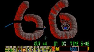 Lemmings [PC] - Level 21 (Tricky): All the 6's ........