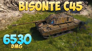 Bisonte C45 - 7 Фрагов 6.5K Урона - Командная работа! - Мир Танков