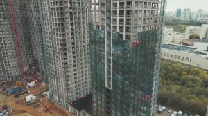 Модульный фасад ALT EF100 от «АЛЮТЕХ». Монтаж на ЖК «Level Мичуринский», Москва