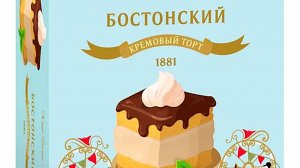 ТОРТ КЛЕР ДЭЛИС "БОСТОНСКИЙ КРЕМОВЫЙ ТОРТ"