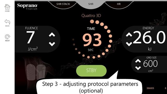 Alma Lasers: Soprano Titanium: Нов Графичен Потребителски Интерфейс - Демо смотреть онлайн