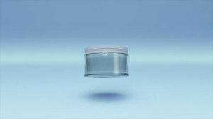 банка голубая