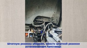 Установка полиуретановых проставок на TOYOTA CAMRY (XV70) 2017-…  Передние 20 мм, задние 15 мм.