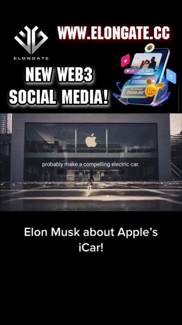 Elon Musk about Apple’s iCar! #apple #elonmusk #icar #tesla #success #fyp #rich #mindset #shorts
