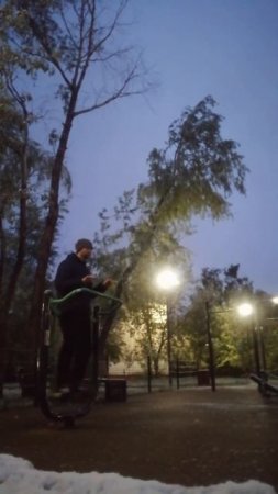Тренировка баланса, без помощи рук