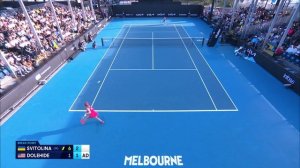 Elina Svitolina v Caroline Dolehide Highlights | Australian Open 2025 Second Round