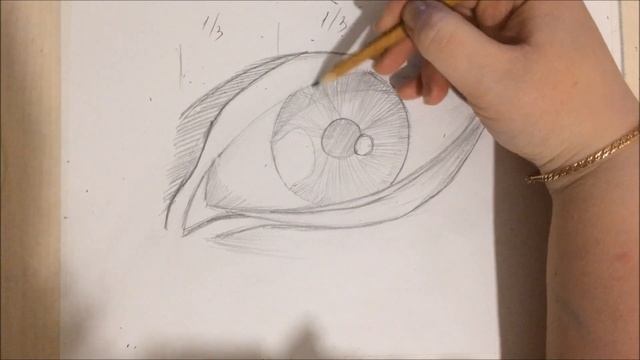 Урок рисования  Как нарисовать глаз  Урок для начинающих. Рисуем вместе