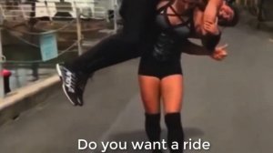 Strong Woman Arm Wrestling & Lift Carry