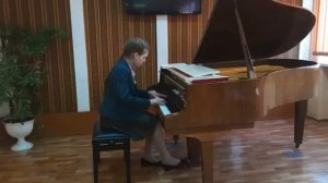 Рысева Анна. ДМШ № 12. г.Ленинск-Кузнецкий.  Ф.Бургмюллер "Шествие" ор.109  № 17  F-dur
