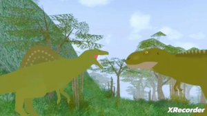 тирекс vs спинозавр: carnevores dinosurus hunter
