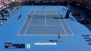 Magdalena Frech v Mirra Andreeva Highlights | Australian Open 2025 Third Round