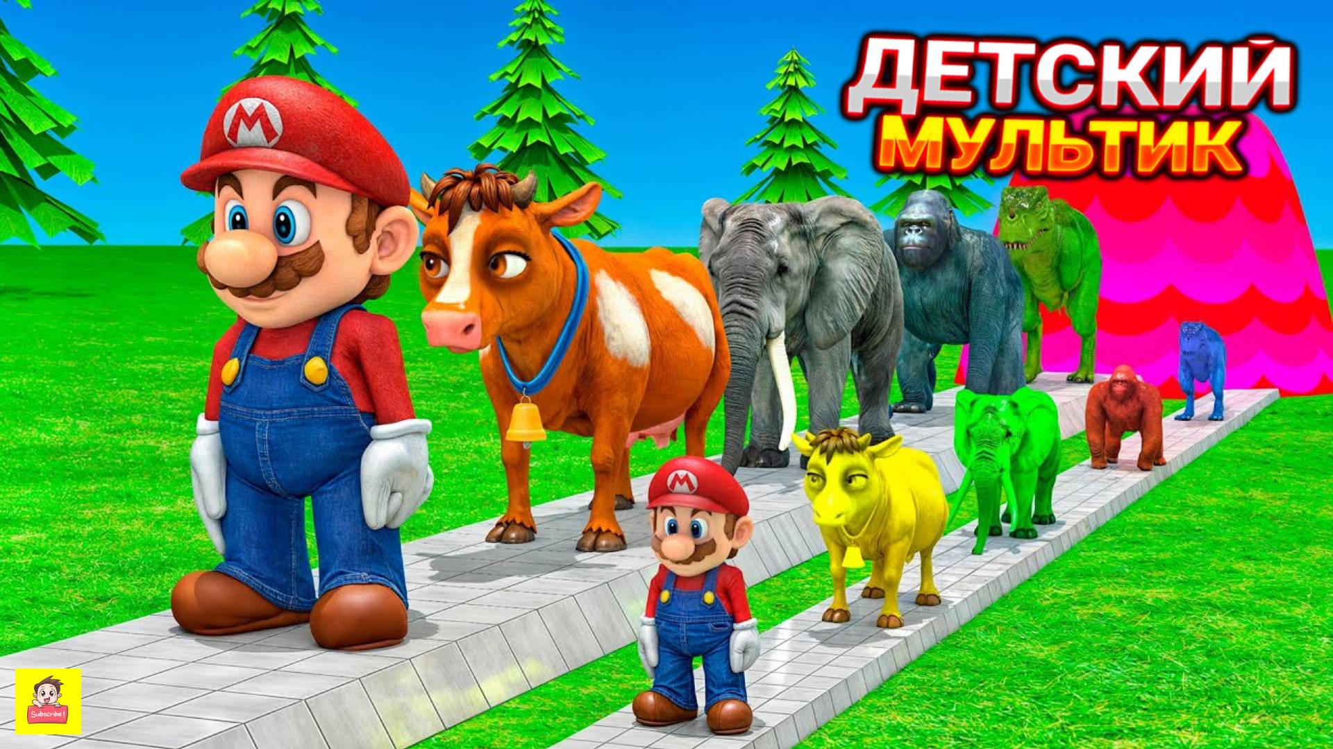 Мультики про Зверушек, Мультфильмы для Малышей с Песенками, Мультики для Детей / ДЕТСКИЕ МУЛЬТИКИ смотреть онлайн