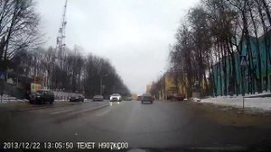 Тест регистратора Texet DVR-548FHD днем