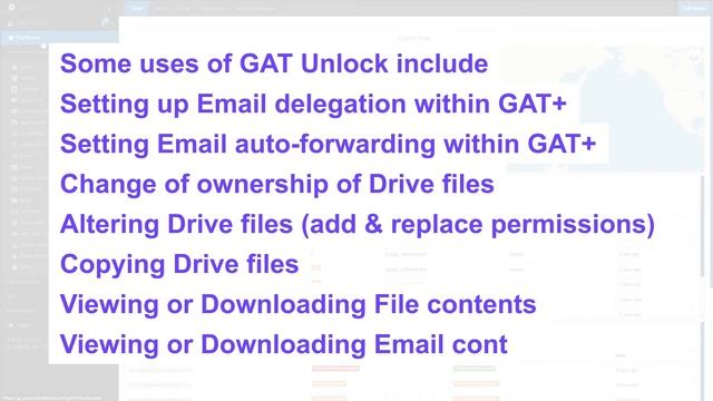 GAT Unlock Overview