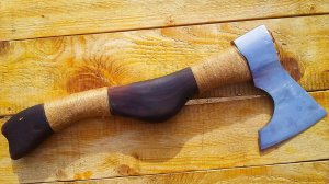 Топор в стиле викингов из старого топора / Making a viking style axe