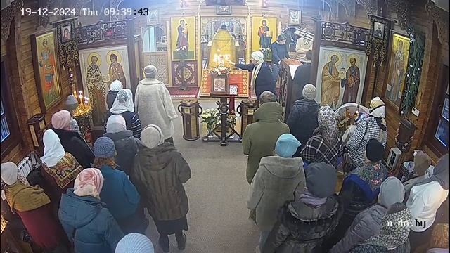 ☦ Прямой эфир в храме Николая Японского г. Минска 19.12.2024