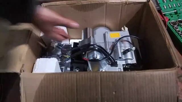 Сборка зондера 125куб.Новый двигатель автомат каропка 1 часть