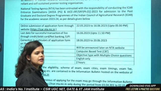 ICAR Application Form Released | Details Inside
