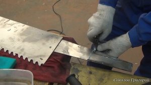 Тесак от Соколова Григория.  Изготовление