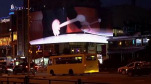 Медиафасад в Сочи.
Курортный проспект д.16 / Навагинская улица