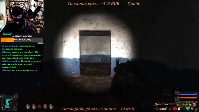 Прохождение Stalker Shadow of Chernobyl. Сталкер Тень Чернобыля - Стрим 2. Осторожно, мат!