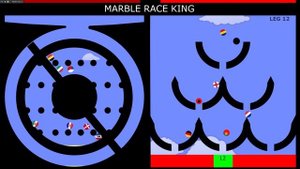 Euro 2024 Elimination Marble Race with 23 legs / Marble Race King
