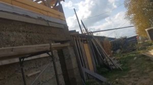 #гараж из арболита крыша из ферм 8м на гараже из арбалита#_093821.mp4