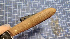 Реставрация ножа кирицуки с клинком от ножа DAIWA